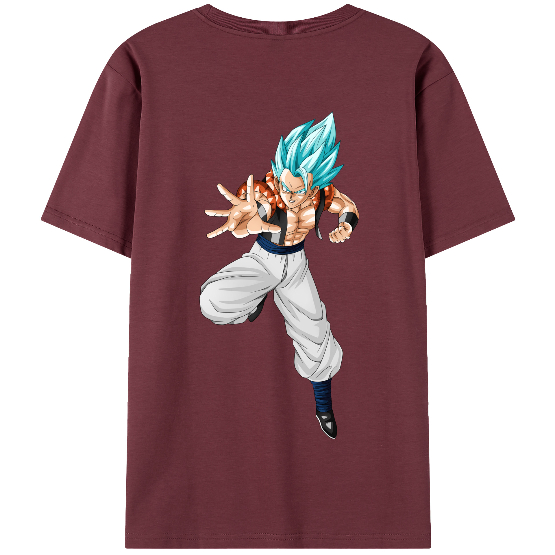 （画像用） ドラゴンボール ベジータ四世（Bejīta Yonsei）DRAGON BALL Vegeta IV 綿100％半袖Tシャツ（背面プリント）